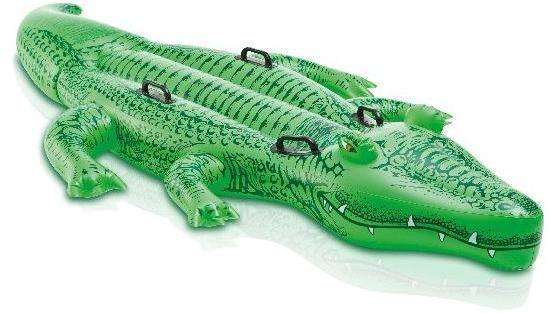 Stor uppblsbar krokodil 203x114 cm. version 1