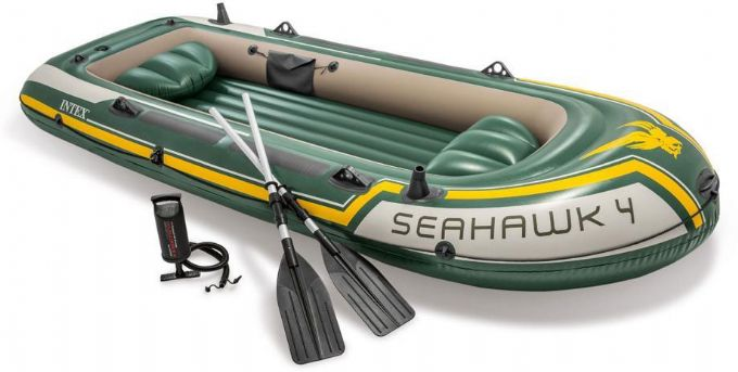 Gummibåd Seahawk 4 m/årer 351x145x48 cm