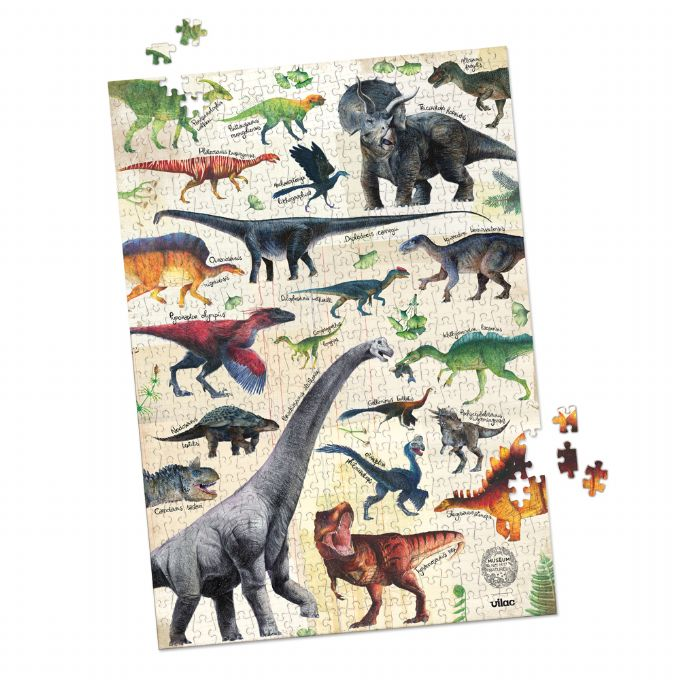 Vilac - Puslespil 500 brk - Dinosaurer version 1