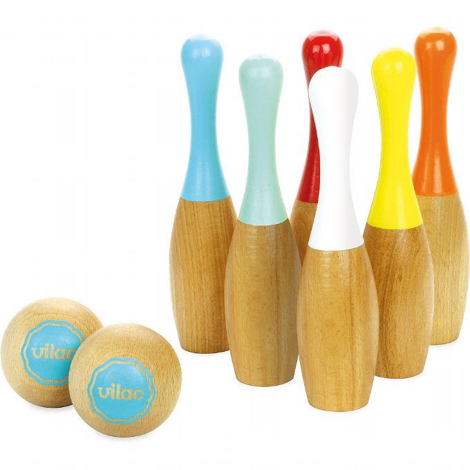 Vilac - Bowling with 6 cones version 1