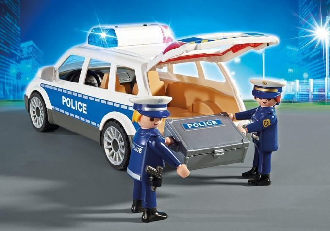 Politi bil med lys og lyd version 4