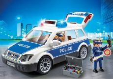 Politi bil med lys og lyd