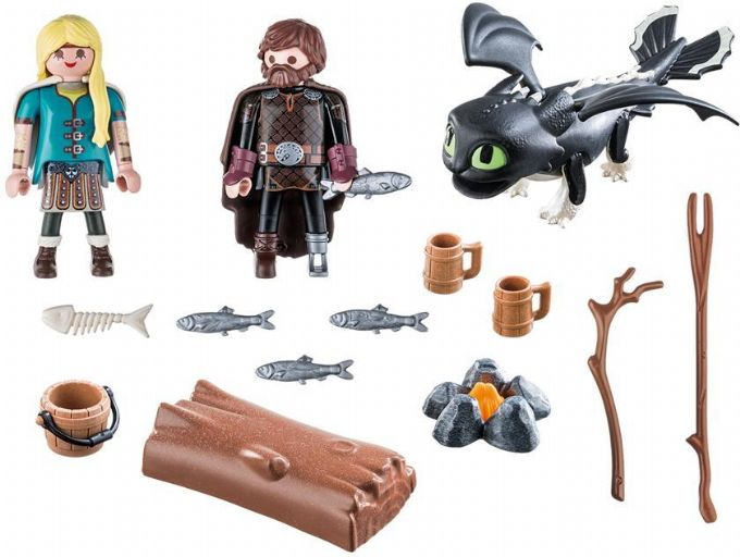Hiccup and Astrid toy set version 3