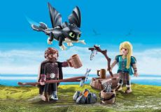 Hiccup and Astrid toy set