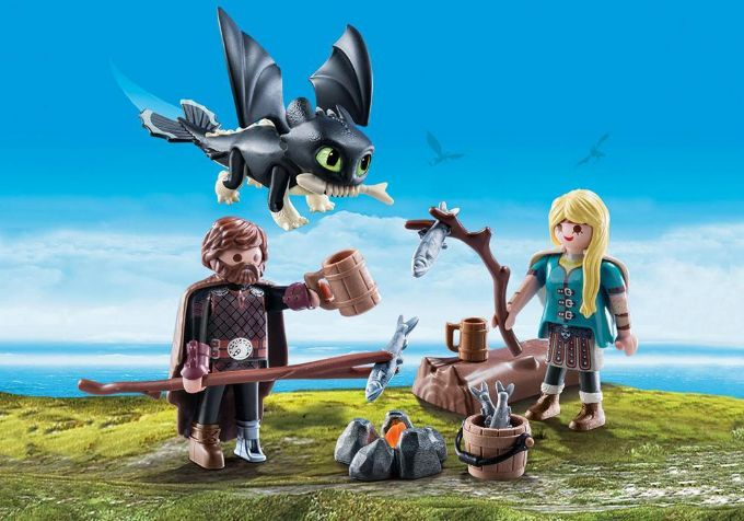 Hiccup and Astrid toy set version 1