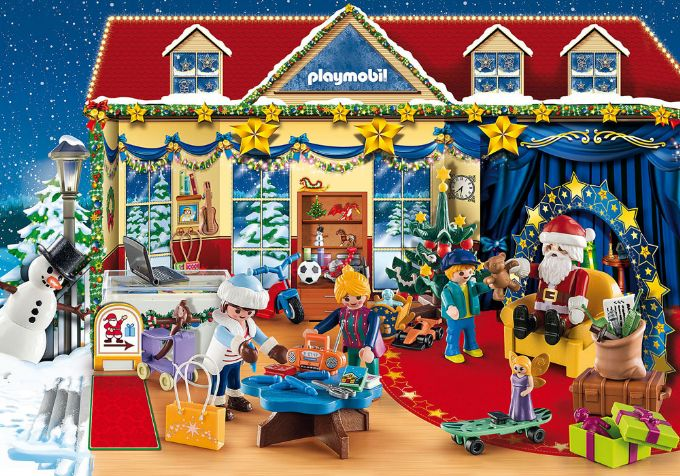 Fortolke Kan ikke lide logik Julekalender Jul i legetøjsbutikken - Playmobil Jul 70188 Shop - Eurotoys.dk