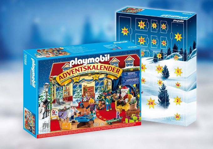 Fortolke Kan ikke lide logik Julekalender Jul i legetøjsbutikken - Playmobil Jul 70188 Shop - Eurotoys.dk