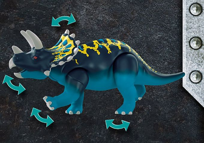 Triceratops taistelu kivist version 4