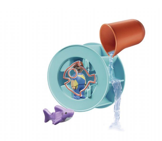 Water wheel with baby shark version 1