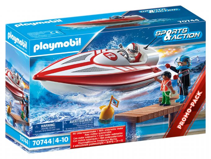 Lake Taupo sød smag dart Speedbåd med undervandsmotor - Playmobil Family Fun 70744 Shop - Eurotoys.dk