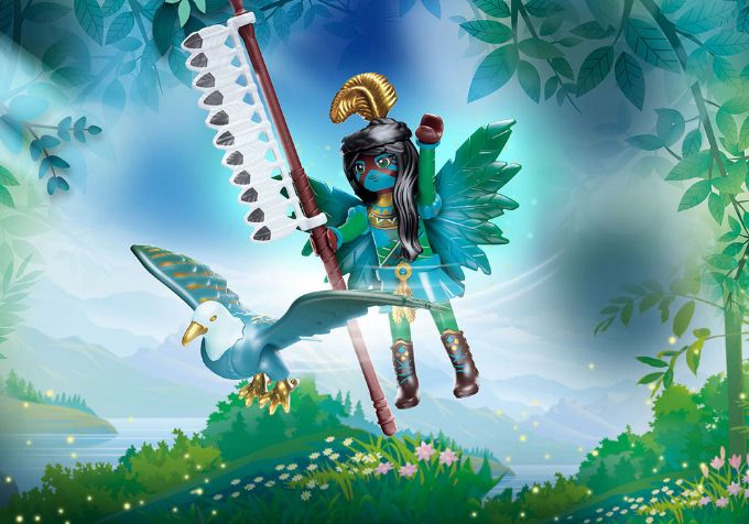 Knight Fairy with totem animal version 1