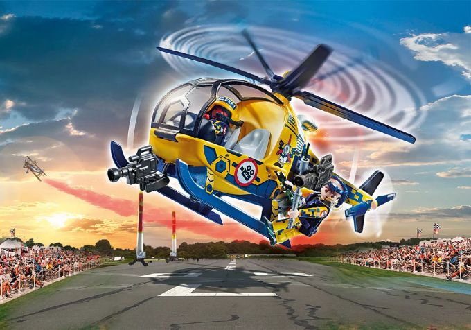 Luftstuntshow filmteamhelikopter version 1