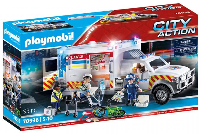 Emergency vehicle American ambulance version 2