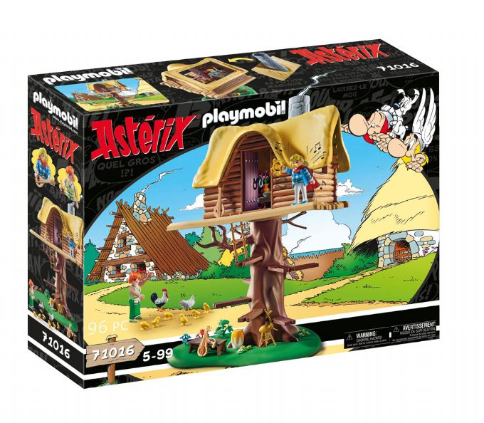 Asterix Troubadourix with wooden cabin version 2