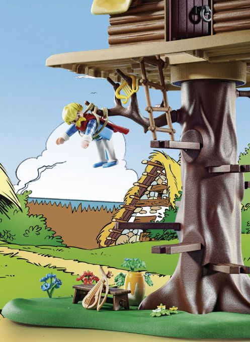 Asterix Troubadourix with wooden cabin version 4