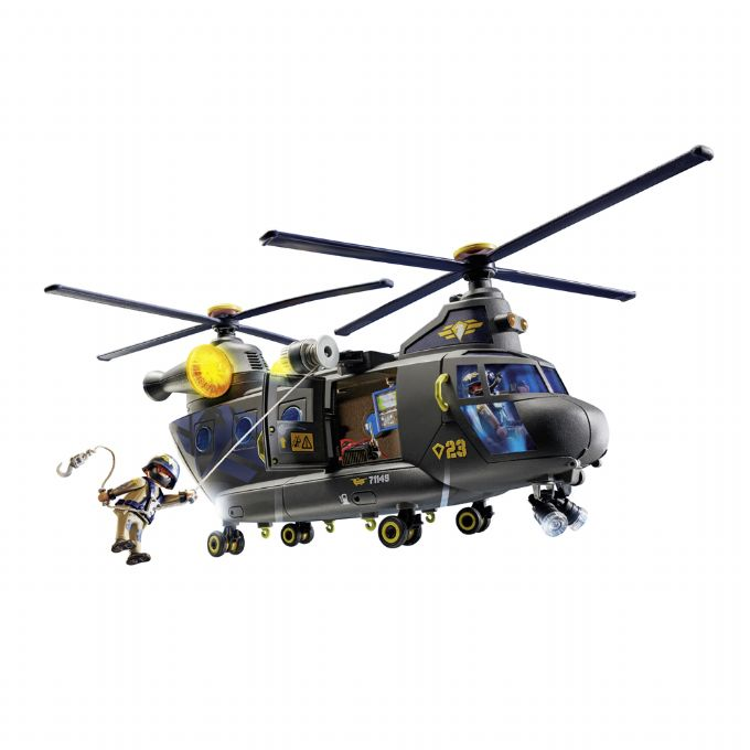 SWAT-redningsfly Playmobil Byggesett City Action 71149 Byggesett