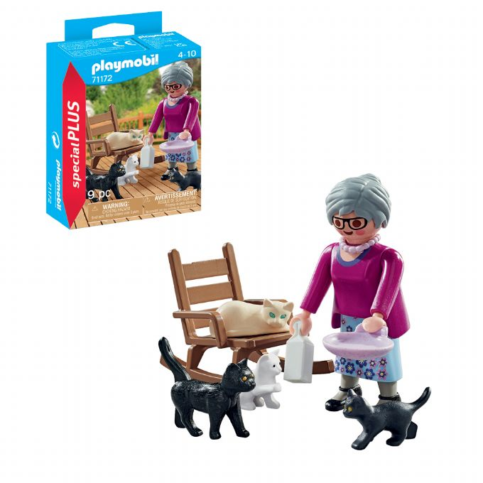 Grandma with cats version 2
