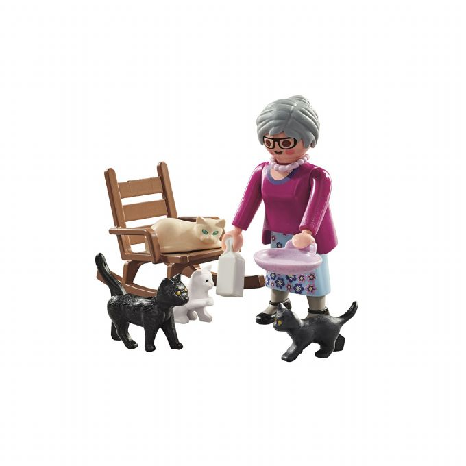 Grandma with cats version 1