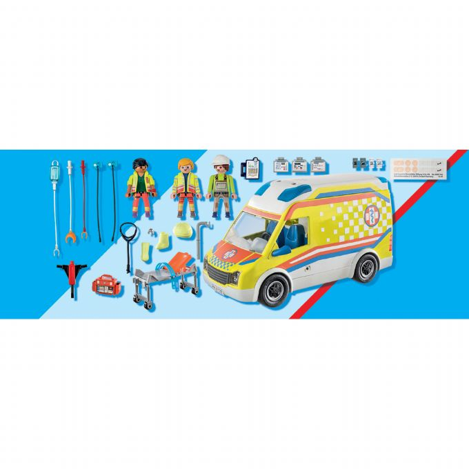 Ambulanse med lys og lyd version 5