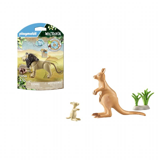 Wiltopia - Kangaroo with cubs version 2