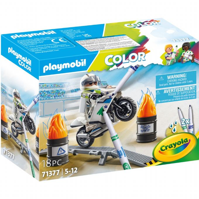 Playmobil Color: Motorcykel version 2