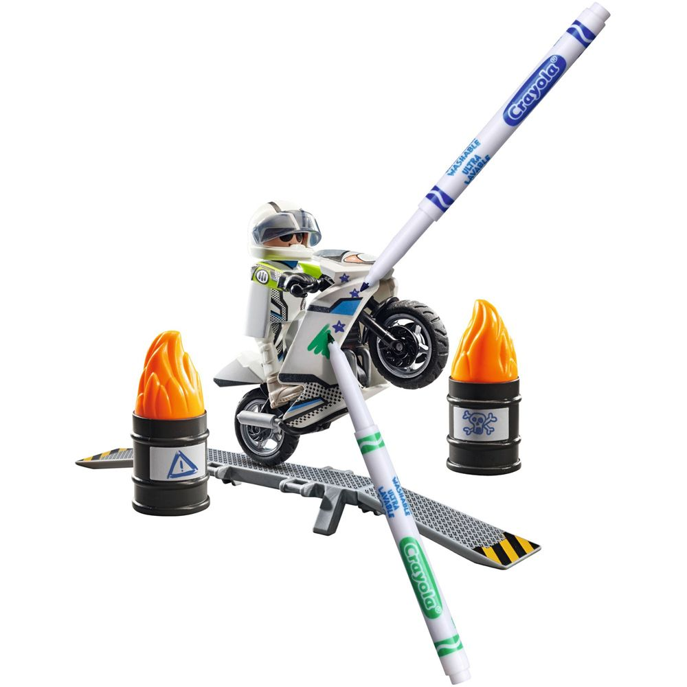 Playmobil Color: Motorcykel