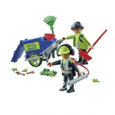 City cleaning team