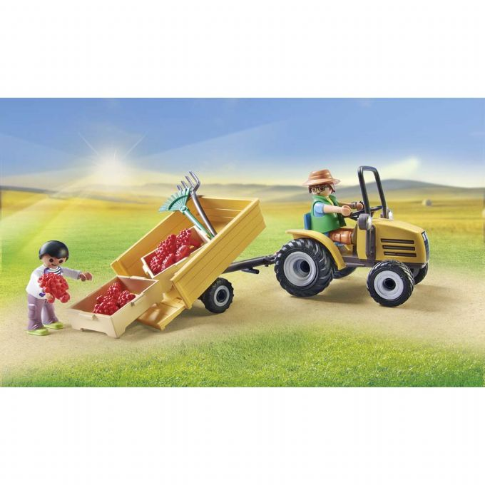 Traktor mit Anhnger und Wasse version 5