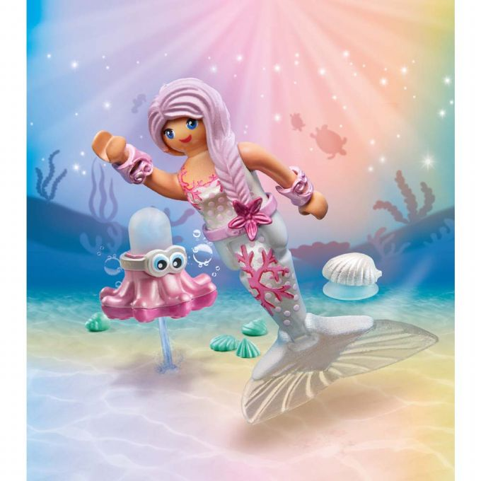 Meerjungfrau mit spritzendem T version 3