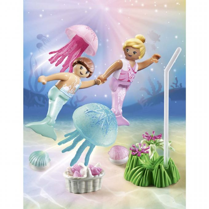 Little mermaids with jellyfish version 3