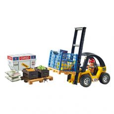 Forklift with load