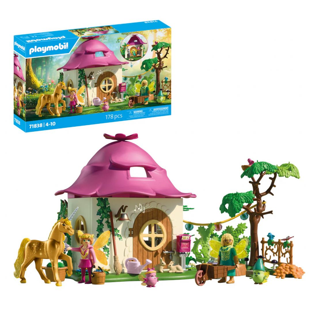 Taianomainen keijutalokalu setti Playmobil Rakennussarja Fantasy + Magic 71838
