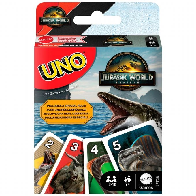 Uno Jurassic World Rebirth version 1