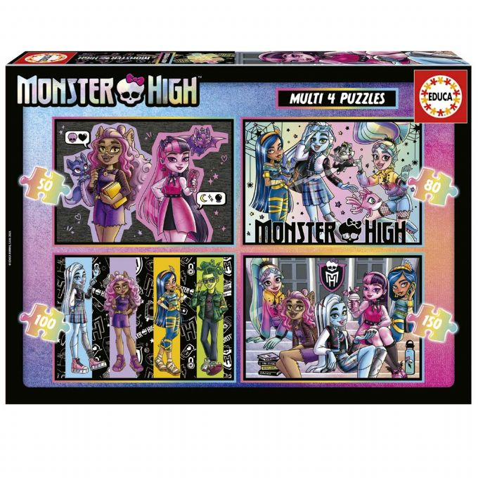 Billede af Monster High Puslespil Multi
