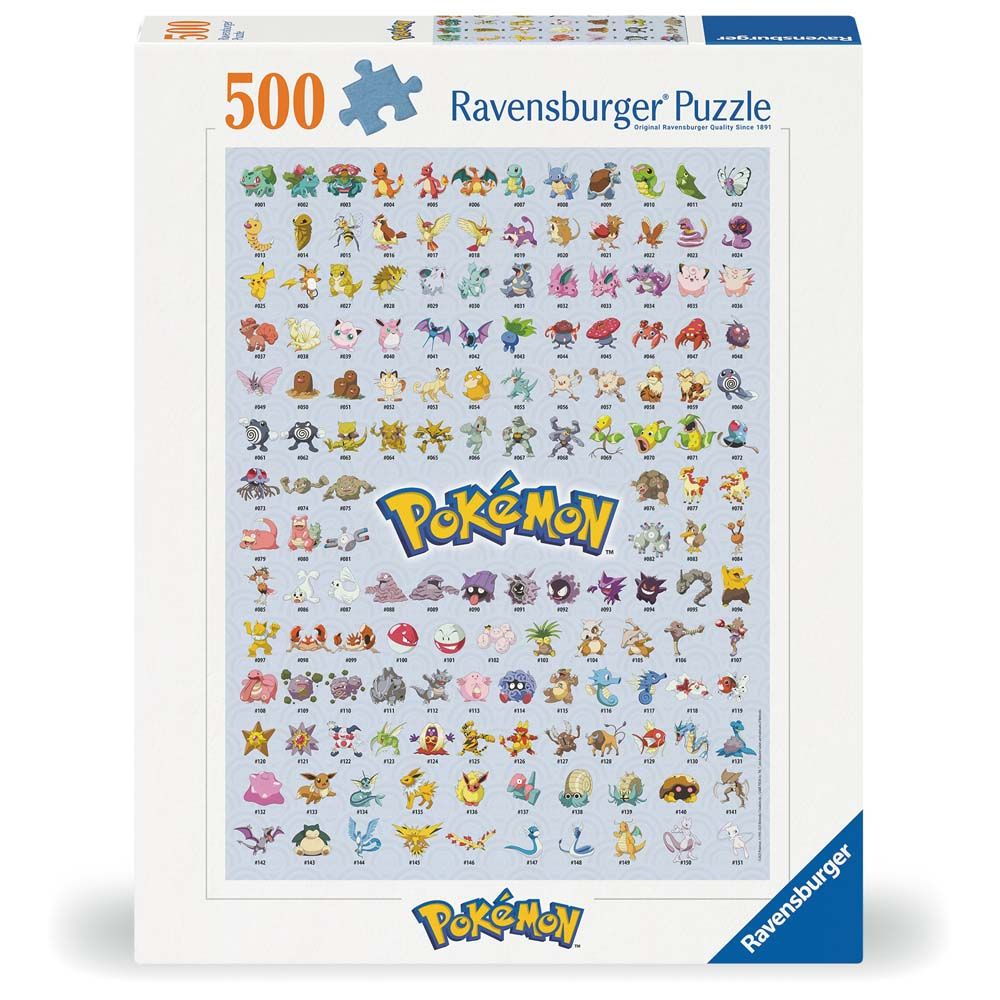 Pokémon De Første 151, 500 Brikker