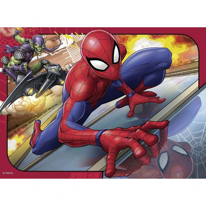 Marvel Spiderman Puslespil 4i1 version 2