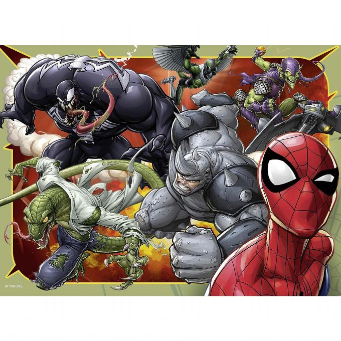 Marvel Spiderman Pussel 4in1 version 3