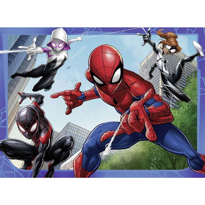 Marvel Spiderman Puslespil 4i1 version 4