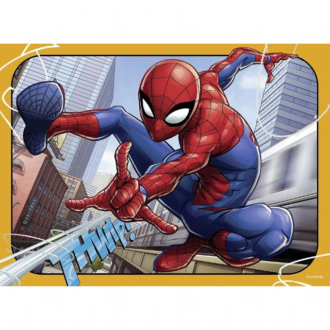 Marvel Spiderman Pussel 4in1 version 5