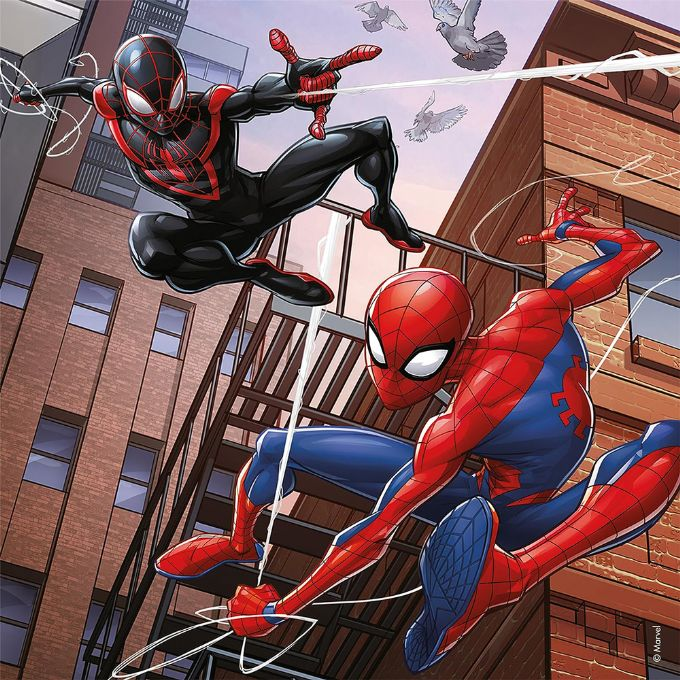 Marvel Spiderman-puslespill 3x49 biter version 3