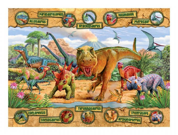 Dinosaurier XXL Puzzle 100 Tei version 2