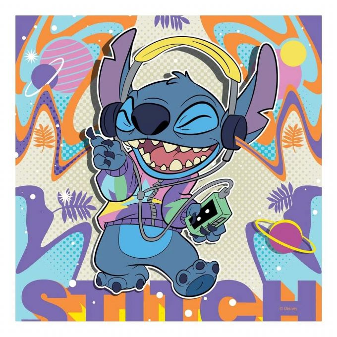 Disney Stitch Puzzle 3x49 Pieces version 2