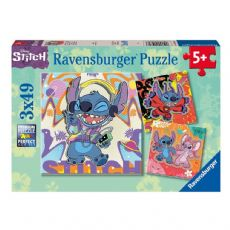 Disney Stitch Puzzle 3x49 Pieces