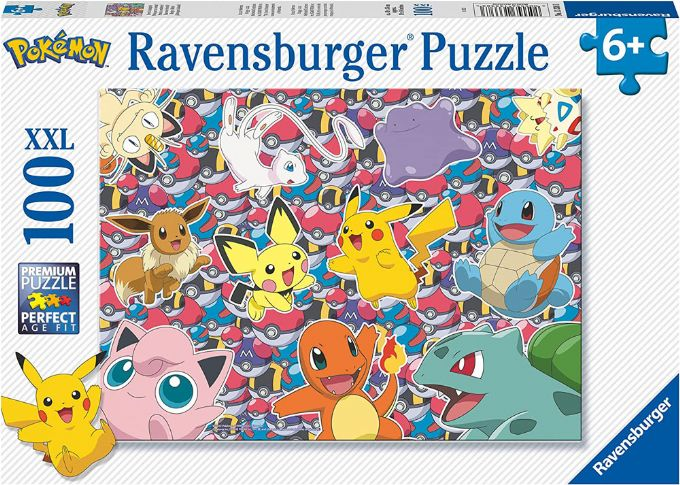 Pokemon XXL Puzzle 100 kpl (Ravensburger 13338)