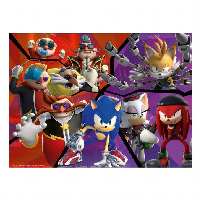 Sonic Prime XXL puslespill 100 brikker version 2