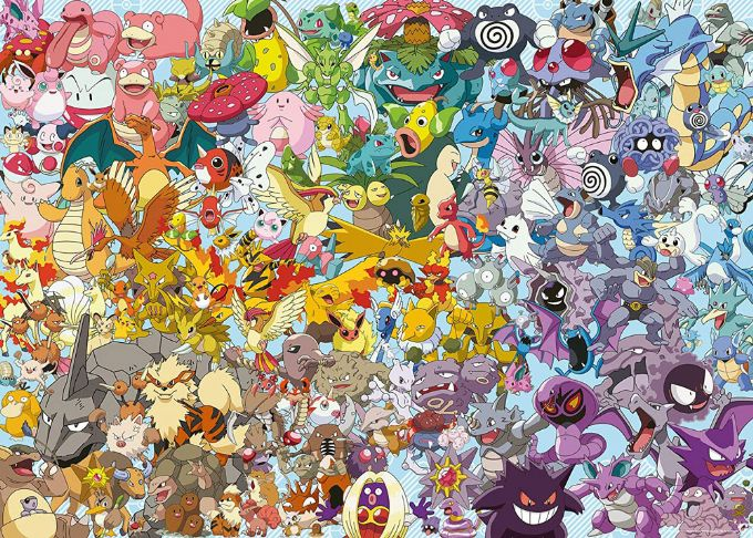 Pokemon Challange Puzzle 1000 Pieces version 2