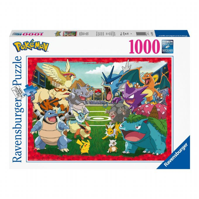 Pokemon Showdown Puslespil 1000 brikker