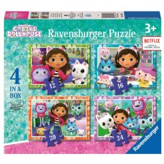 Gabby's Dollhouse Puzzle 4in1