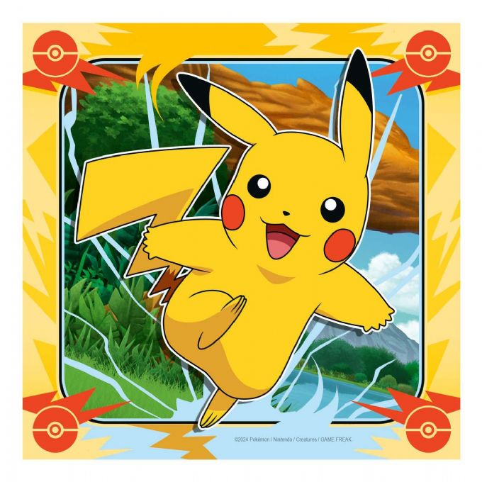 Pokemon Puslespil 3x49 Brikker version 3