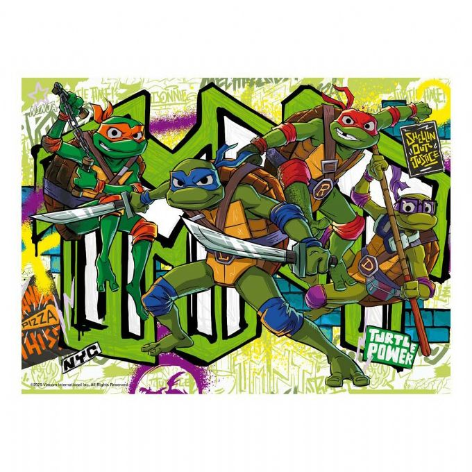 Ninja Turtles Puslespil XXL 200 Brikker version 2